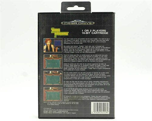 Side Pocket - Komplet I Æske - Sega Mega Drive Spil (B Grade) (Genbrug)